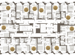 Продается 2-комнатная квартира ЖК Урбан Пикс, 42.3  м&sup2;, 7005500 рублей