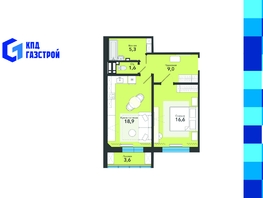 Продается 2-комнатная квартира ЖК Чистая Слобода, дом 59, 55  м&sup2;, 6940000 рублей