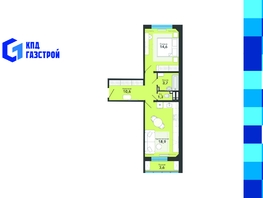Продается 2-комнатная квартира ЖК Чистая Слобода, дом 65, 52.7  м&sup2;, 6870000 рублей