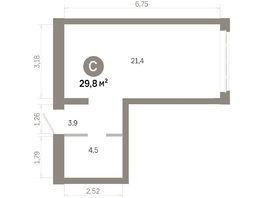 Продается Студия  Квартал Молодость, дом 1, 29.82  м&sup2;, 5690000 рублей
