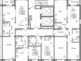Продается 2-комнатная квартира ЖК Самоцветы, Бирюза дом 1, 66.8  м&sup2;, 7400000 рублей