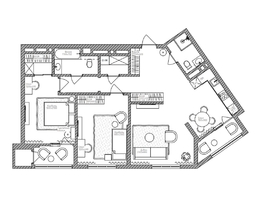 Продается 3-комнатная квартира ЖК Беринг, дом 2, 93.4  м&sup2;, 14960000 рублей