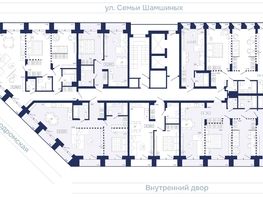 Продается 4-комнатная квартира ЖК Юнити Центр, 126.07  м&sup2;, 33400000 рублей