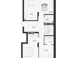 Продается 6-комнатная квартира ЖК Ясный берег, дом 19, бс 2-5, 161.31  м&sup2;, 20138000 рублей