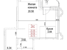 Продается Студия ЖК Чернышевский, корп 4.1, 34.5  м&sup2;, 8640000 рублей