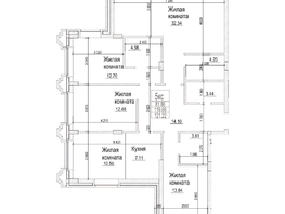 Продается 4-комнатная квартира ЖК Чернышевский, корп 4.1, 119  м&sup2;, 25000000 рублей