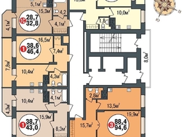 Продается Студия ПОКРОВСКИЙ, б/с 3, 4, 5, 32.8 м², 2600000 рублей