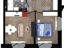 Продается 2-комнатная квартира ApartRiver, апарт-отель, 36.9 м², 5350020 рублей