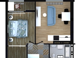 Продается 2-комнатная квартира ApartRiver, апарт-отель, 45.71 м², 4392457 рублей