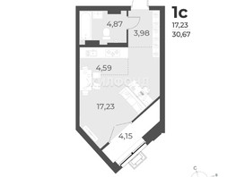 Продается 1-комнатная квартира ЖК Рафинад, дом 1, 40.7  м², 5500000 рублей
