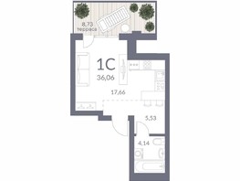 Продается Студия ЖК Горская Лагуна, корпус 2, 29.95  м², 7834900 рублей