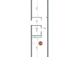 Продается 2-комнатная квартира ЖК 19/56 Кварталы Телецентра, сек 6, 40.37  м², 7850000 рублей