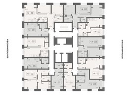 Продается 3-комнатная квартира ЖК Ньютон, корпус 1, 64.22  м², 8610000 рублей