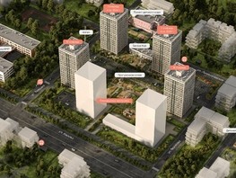 Продается 2-комнатная квартира ЖК Balance (Баланс), 3 очередь, 38.68  м², 7080000 рублей