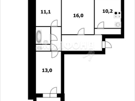 Продается 3-комнатная квартира Троллейная ул, 66.1  м², 5700000 рублей