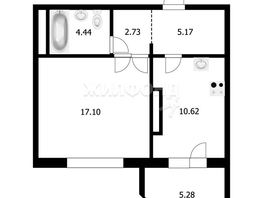 Продается 1-комнатная квартира ЖК Гранатовый, 36/1, 40.1  м², 4100000 рублей