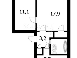 Продается 2-комнатная квартира Политотдельская ул, 44.6  м², 2590000 рублей