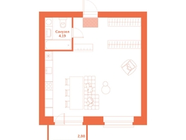 Продается Студия ЖК Спектр, дом 9, 49.28  м², 7990000 рублей