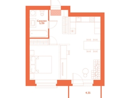 Продается Студия ЖК Спектр, дом 9, 50.55  м², 7690000 рублей