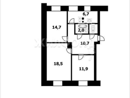 Продается 3-комнатная квартира Ленина ул, 65.4  м², 11900000 рублей