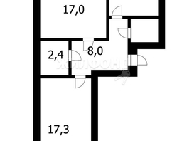 Продается 2-комнатная квартира Ипподромская ул, 57.2  м², 8770000 рублей