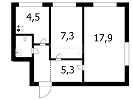 Продается 2-комнатная квартира Дмитрия Донского ул, 36.7  м², 4300000 рублей