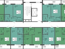 Продается 2-комнатная квартира ЖК Родина, дом 4, 39.1  м², 5402000 рублей