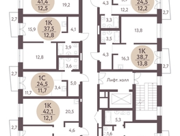 Продается 2-комнатная квартира ЖК Зеленый город, дом 1, 74.4  м², 8713000 рублей