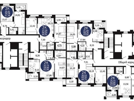 Продается 2-комнатная квартира ЖК Первый на Рябиновой, 65.91  м², 8211800 рублей