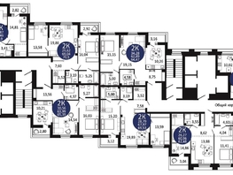 Продается 2-комнатная квартира ЖК Первый на Рябиновой, 64.47  м², 7671900 рублей