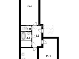 Продается 2-комнатная квартира Есенина ул, 52.3  м², 5200000 рублей