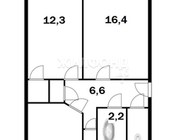 Продается 3-комнатная квартира Чкалова ул, 58.5  м², 4900000 рублей