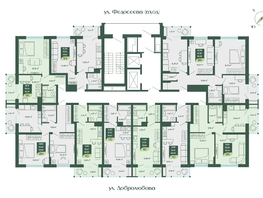 Продается 1-комнатная квартира ЖК Мичурин, 40.26  м², 7010000 рублей