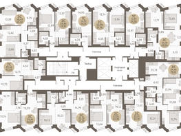 Продается 3-комнатная квартира ЖК Urban-peaks (Городские вершины), 57.23  м², 7922600 рублей