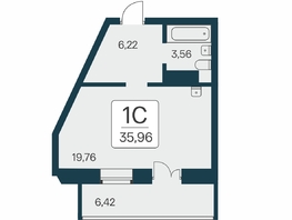 Продается Студия ЖК Сакура парк, дом 2, 35.6  м², 8200000 рублей