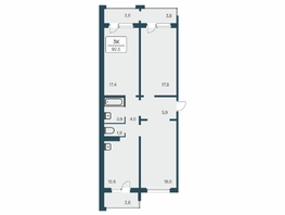 Продается 3-комнатная квартира ЖК Цветной бульвар, дом 3, 92.1 м², 10500000 рублей