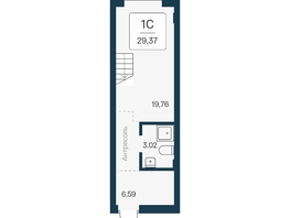 Продается Студия АО Лофт.Наука, 29.37  м², 5450000 рублей