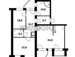 Продается 3-комнатная квартира Шевченко ул, 132  м², 17000000 рублей