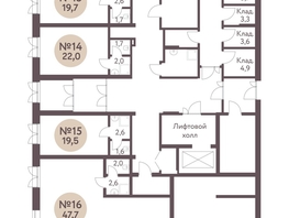 Продается Помещение ЖК Зеленый город, дом 1, 19.5  м², 3315000 рублей