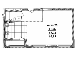 Продается 2-комнатная квартира ЖК  Римский квартал, 2 очередь, 65.15  м², 11469430 рублей