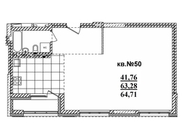 Продается 2-комнатная квартира ЖК  Римский квартал, 2 очередь, 64.81  м², 12626715 рублей