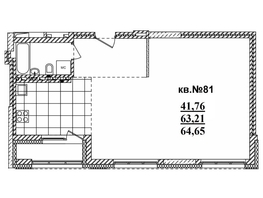 Продается Студия ЖК  Римский квартал, 2 очередь, 64.78  м², 14542755 рублей