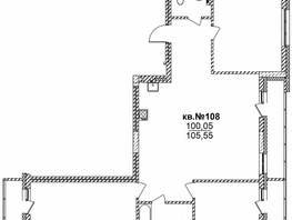 Продается 4-комнатная квартира ЖК  Римский квартал, 2 очередь, 105.55  м², 19326400 рублей