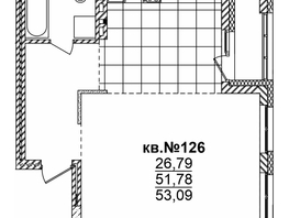 Продается Студия ЖК  Римский квартал, 2 очередь, 53.09  м², 11063785 рублей