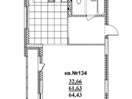 Продается 2-комнатная квартира ЖК  Римский квартал, 2 очередь, 65.04  м², 12558750 рублей