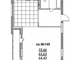 Продается 2-комнатная квартира ЖК  Римский квартал, 2 очередь, 65.04  м², 13515000 рублей