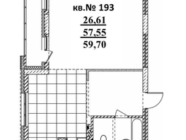 Продается 2-комнатная квартира ЖК  Римский квартал, 2 очередь, 59.7  м², 10904250 рублей