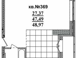 Продается Студия ЖК  Римский квартал, 2 очередь, 48.97  м², 10077659 рублей