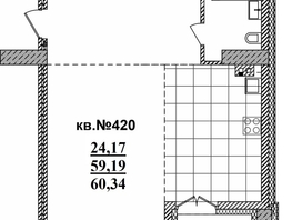 Продается Студия ЖК  Римский квартал, 2 очередь, 60.34  м², 10936995 рублей