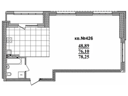 Продается 3-комнатная квартира ЖК  Римский квартал, 2 очередь, 78.25  м², 14740425 рублей